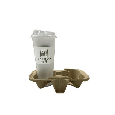 食品包装纸托两杯