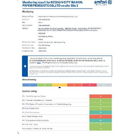 Qualification Certificate