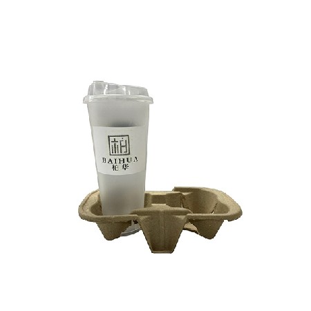 食品包装纸托两杯